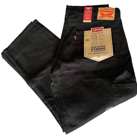 New Men’s Levi's Workwear Utility Fit Jeans Size 36x32 - Picture 8 of 10